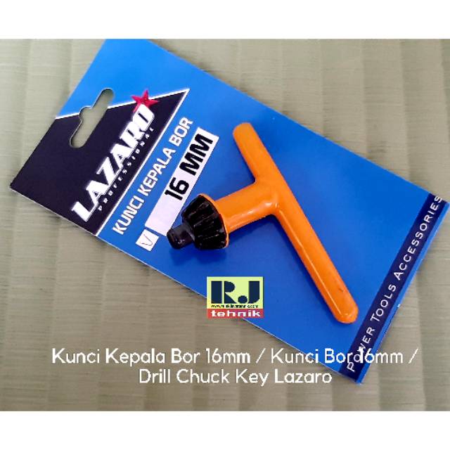 Kunci Kepala Bor 16mm / Kunci Bor 16mm / Drill Chuck Key Lazaro
