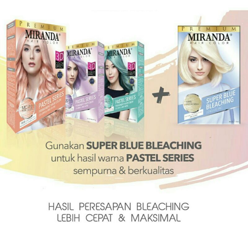 MIRANDA HAIR COLOR PASTEL SERIES/PEWARNA RAMBUT MIRANDA
