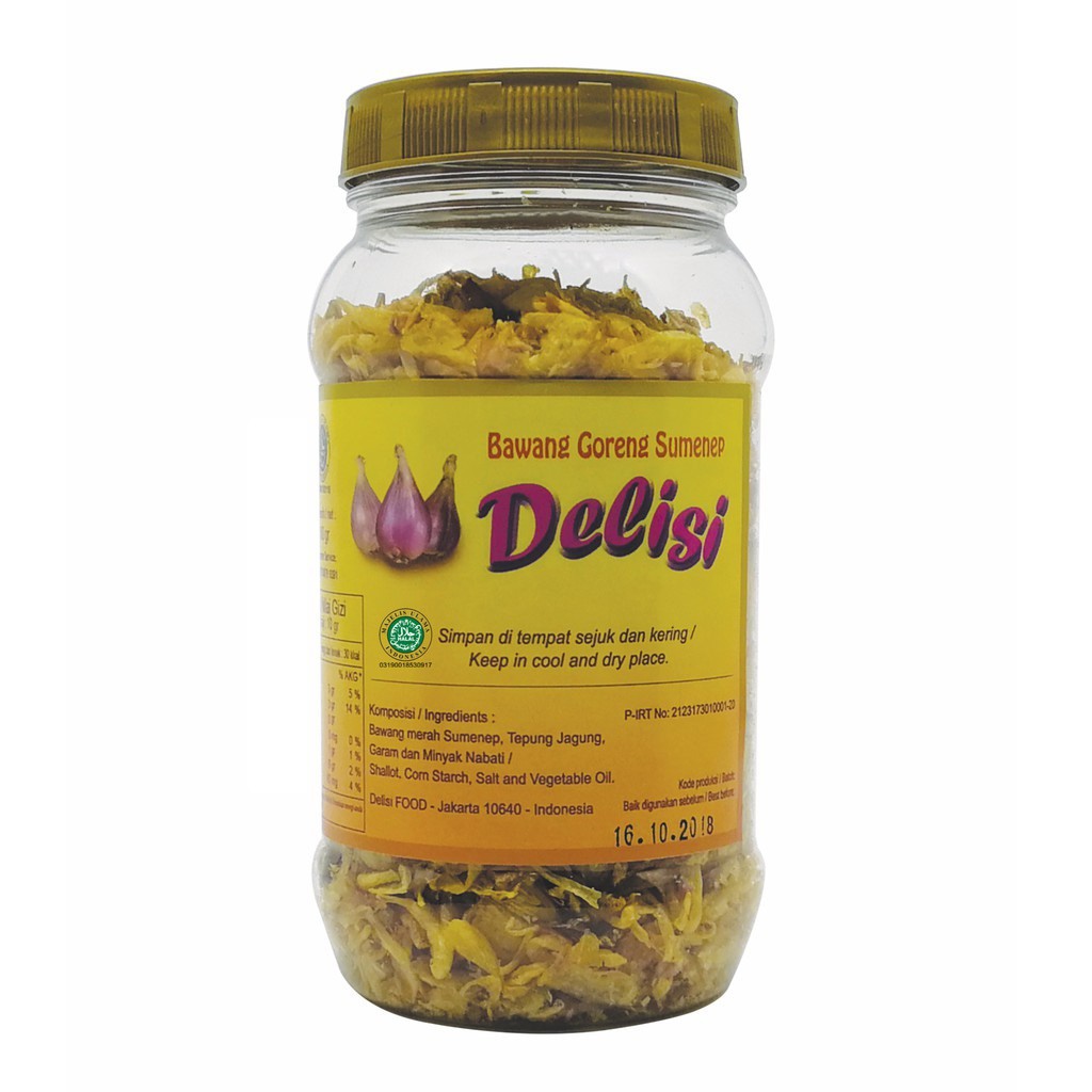 

Delisi Bawang Goreng Sumenep 100 gram | bawang goreng