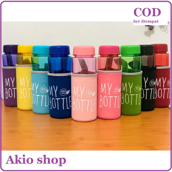 [Termurah] My bottle bening + pouch busa