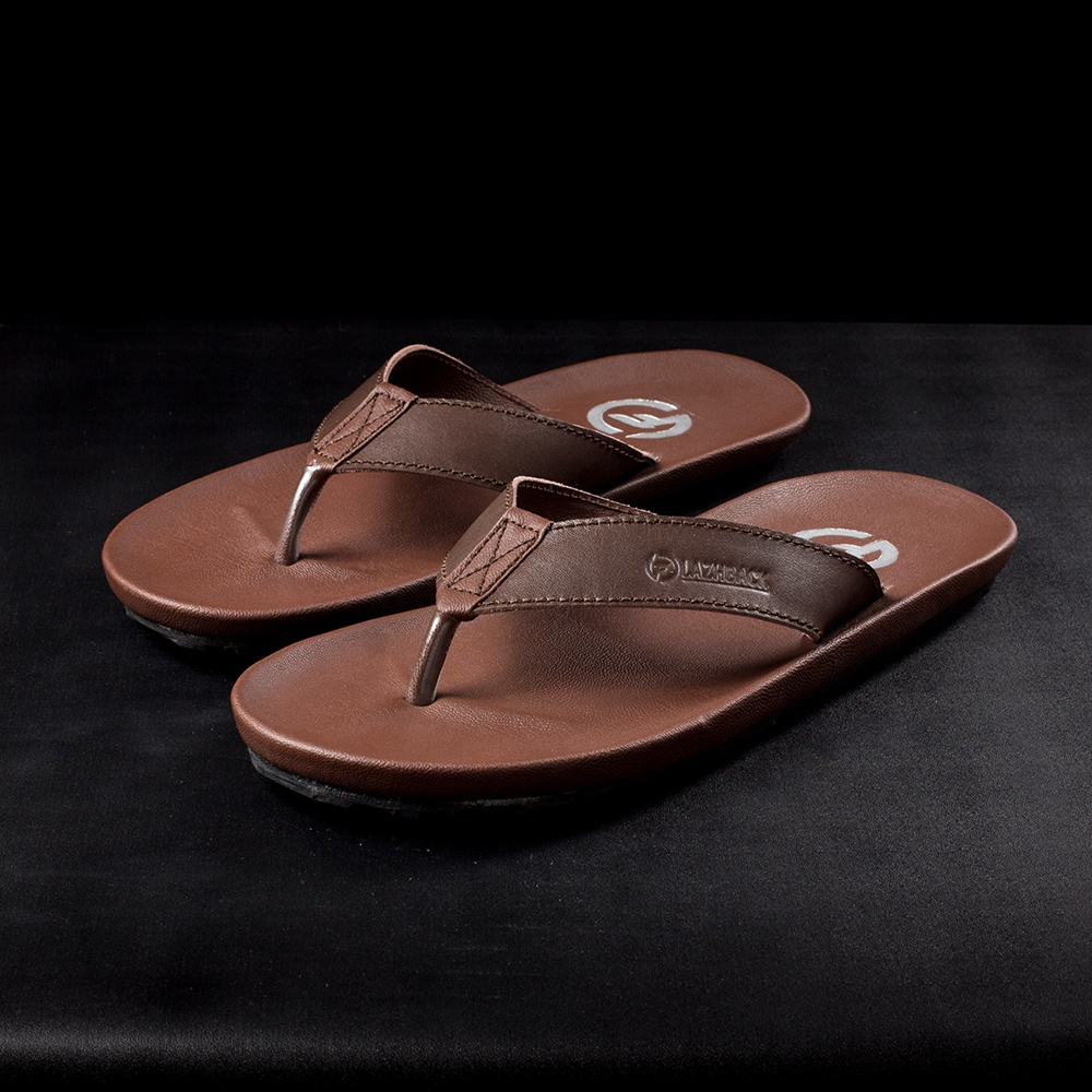 CANO BROWN |ManNeedMe x FLAZHBACK| Sandal Pria Cowok Sendal Jepit Casual ORIGINAL