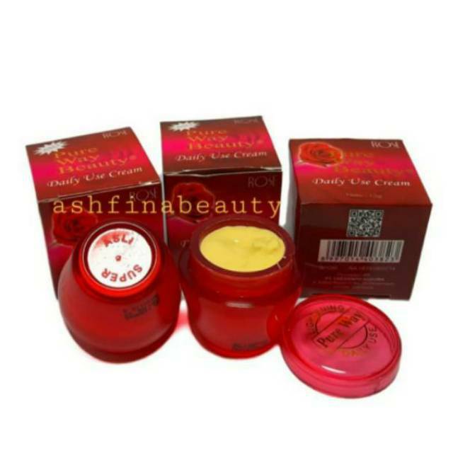 CREAM ROSE PURE WAY BEAUTY LIGHTENING BPOM LUSINAN