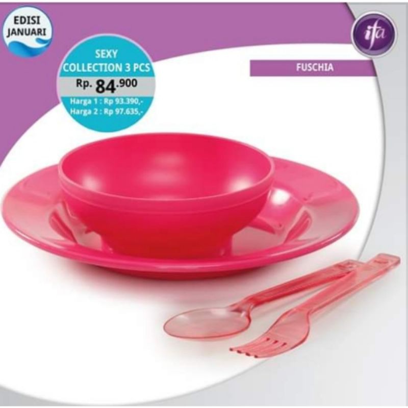 Piring IFA Mangkok IFA Cookware Sexy Collection Set Alat Makan