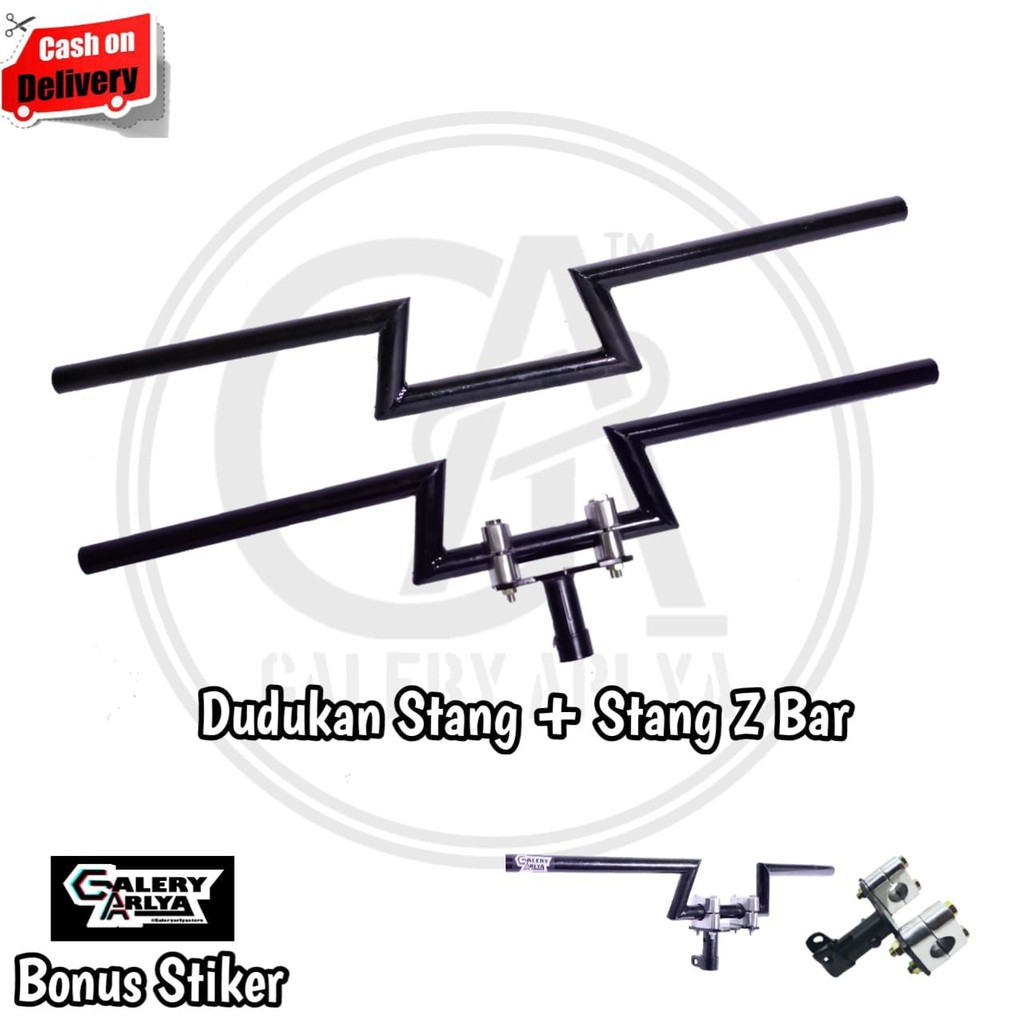 Paket komplit stang z bar plus dudukan stang Yamaha pnp Mio j mio m3 mio z mio soul mio sporti