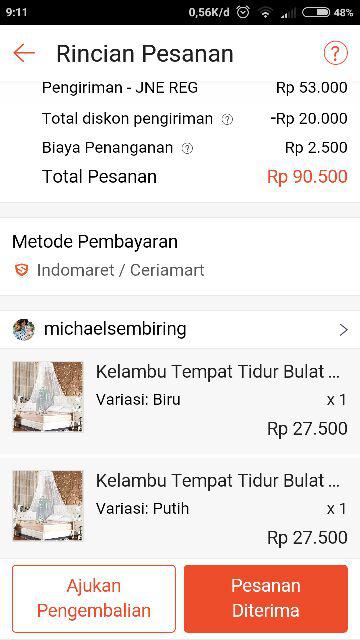 Bandung Kelambu Anti Nyamuk Kelambu Gantung Kelambu Gantung Bulat/ Kelambu Gantung Kasur Anti Nyamuk