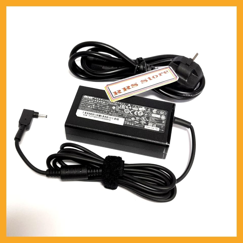 Adapter Charger Laptop ACER 65w 19V 3.42A 3.0X11mm  Acer Spin 3 SF315-51G SF315-52G SF315-54G SF315-55G SF315-56G  P214-51G C720-2103 C720-2420 C720-2800 C720-2802 C720-2827 C720-2844 C720-2848 C720-3404 C720-3605 C720-3871 C720P-2457 C720P-2600 C720P-262