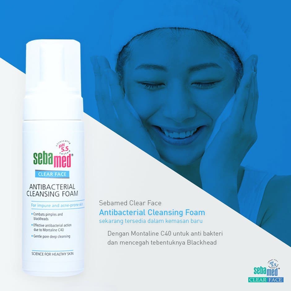 Sebamed Clear Face ANTIBACTERIAL CLEANSING FOAM 150ml