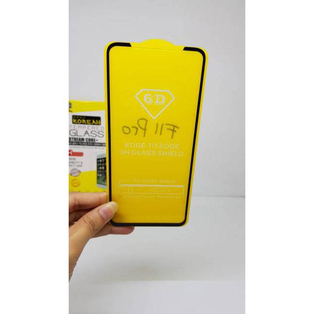 KOREAN Tempered Glass Oppo F11 Pro 6.53&quot; FULL SCREEN Guard TG 5D Oppo F11 Pro FULL GLUE Anti Gores