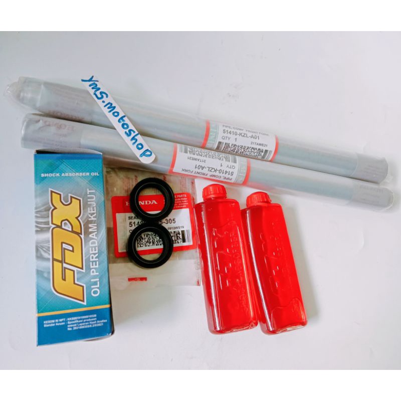 paket as shock depan+oil shock+seal shock Vario Scoopy Spacy fi esp kzl