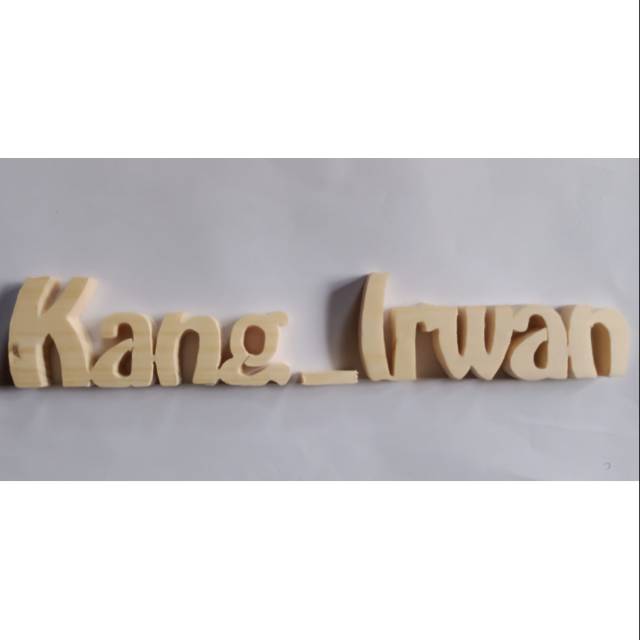 HURUF / ANGKA TIMBUL KAYU JATI BELANDA