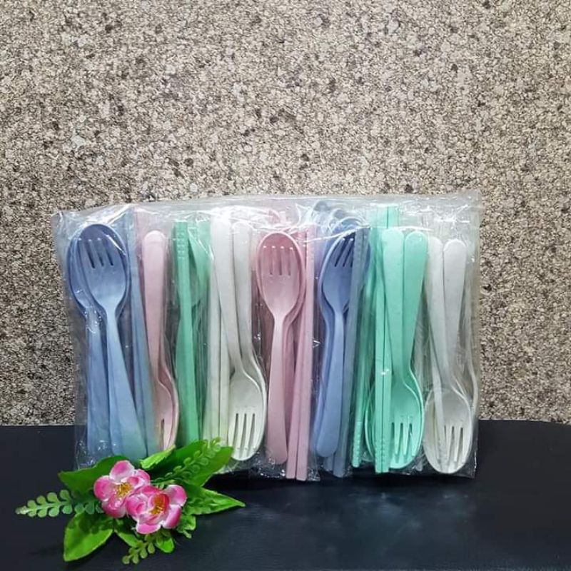 Trisna Souvenir Sendok Jerami Import Kemas Plastik Souvenir Sendok Murah Souvenir Pernikahan