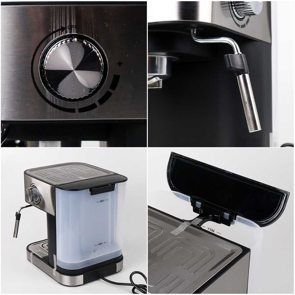 TD - DPR Edoolffe Mesin Kopi Semi Automatic Italian Coffee 15 Bar - MD-2009