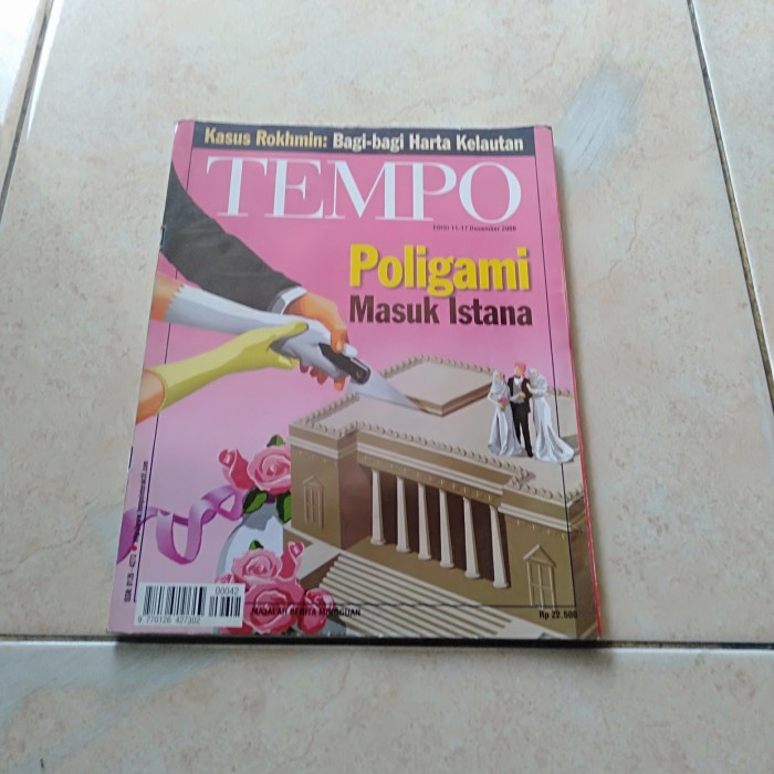 ORI MAJALAH TEMPO EDISI 1117 DESEMBER 2006 POLIGAMI MASUK ISTANA