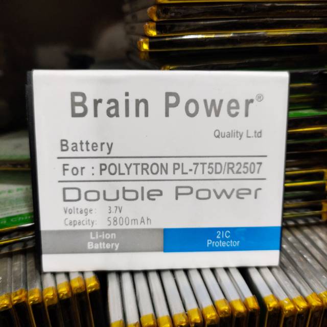 Batre bt polytron R2507 PL-7T5D doubel Power