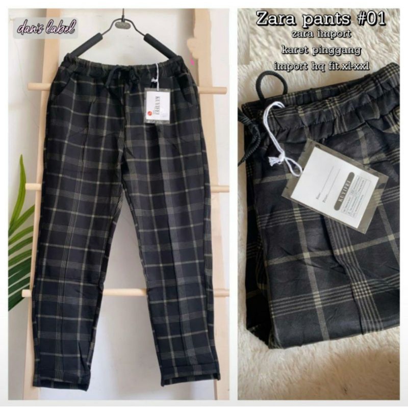 ZARA PANTS + JELLO JULOT ori by DANS LABEL