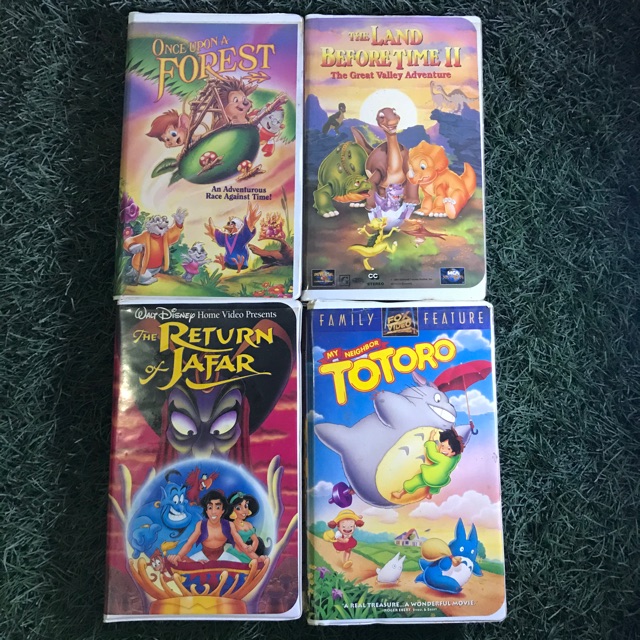 Kaset video vhs film walt disney