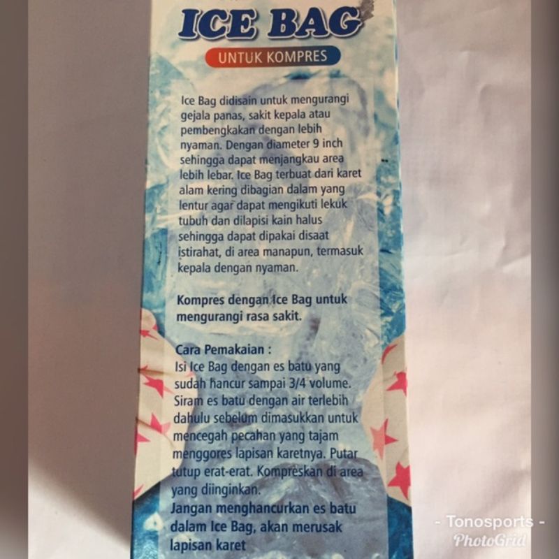 Ice Bag Kompres Dingin Kompres Esbatu Kompres Es