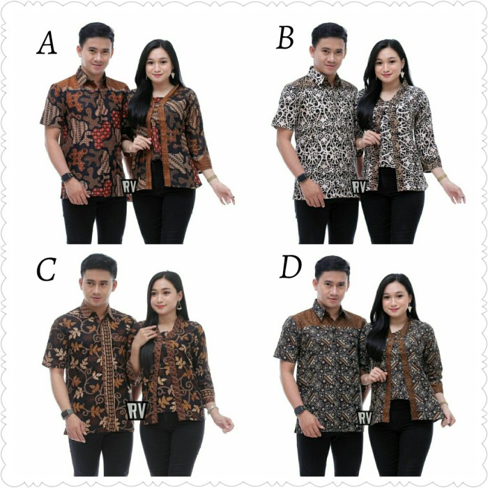 Baju batik cople atasan, batik pria, batik wanita, baju kantor - pria, M