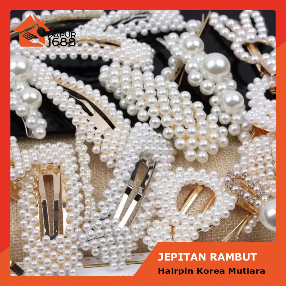 RANDOM MOTIF Hairpin Hairclip Jepit Rambut Korea Mutiara Import Premium Quality