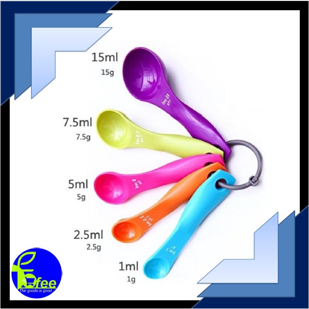 [IMPORT] - Sendok Takar / Measuring Spoon (1 SET 5 SENDOK) A258 Kode ST51