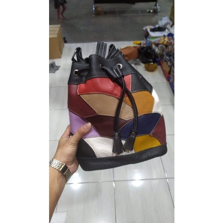 tas kulit sapi asli garut model tas serut