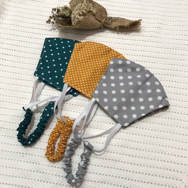 MASKER KAIN MOTIF POLKADOT HEADLOOP HIJAB Shopee Indonesia MASKER KAIN MOTIF POLKADOT HEADLOOP HIJAB Shopee Indonesia