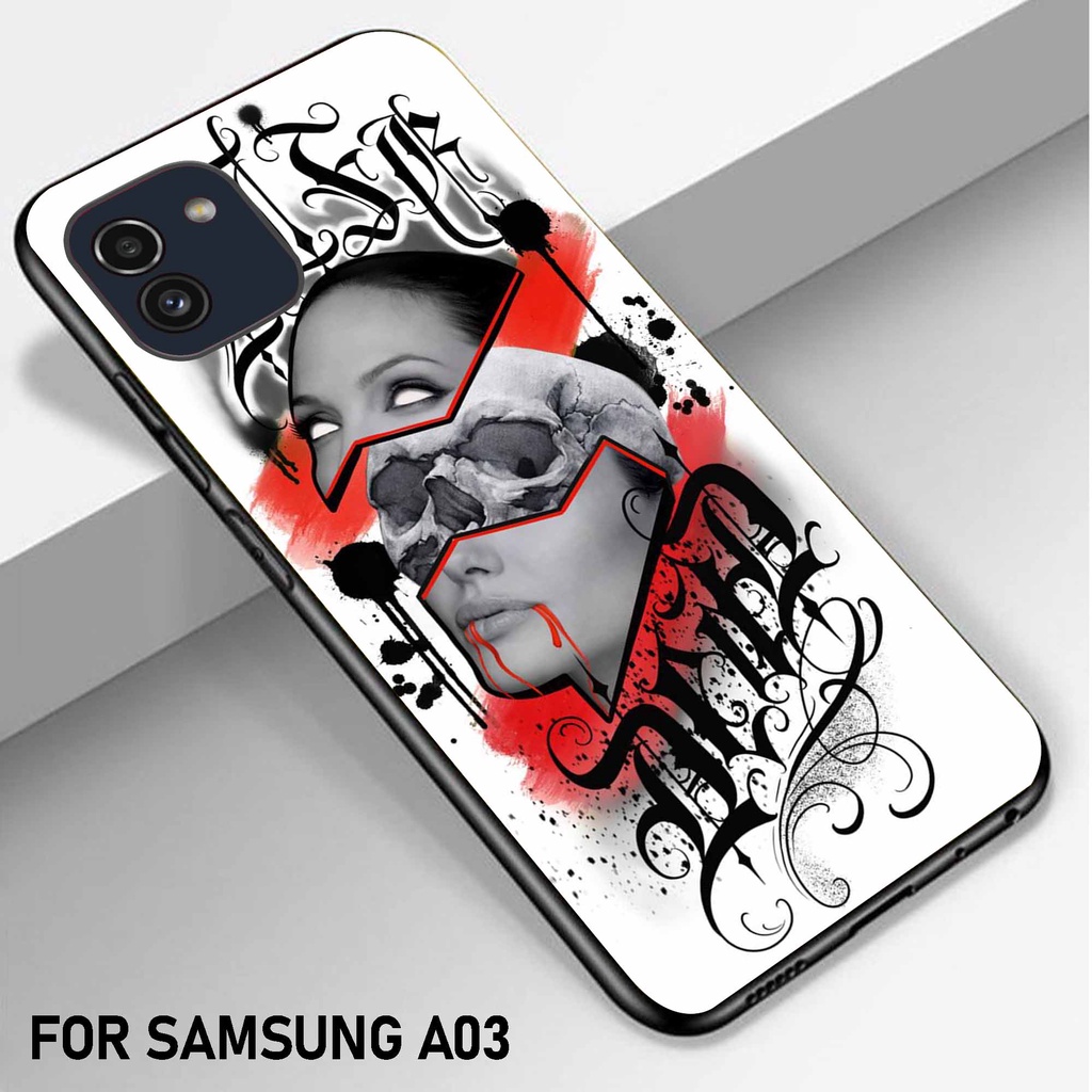 Sukses Case SAMSUNG A03 - Hardcase 2D Glossy Samsung A03 - Silikon Hp Samsung A03  - Silicon Hp Sams