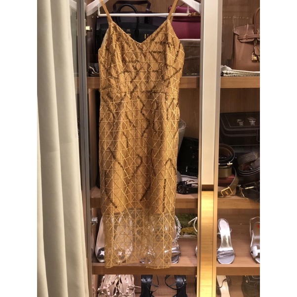 Baju pesta GOLD full payet bagus limited edition