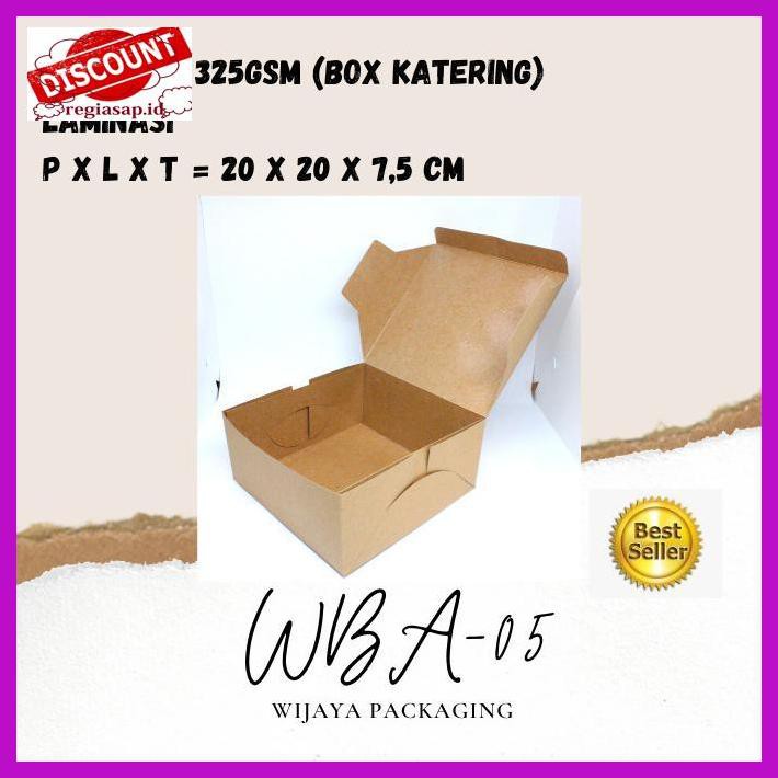 

67Yfe56- Cepet Habis! Box Catering Eco Paper Laminated + Free Stiker Branding Ui7T8U8-