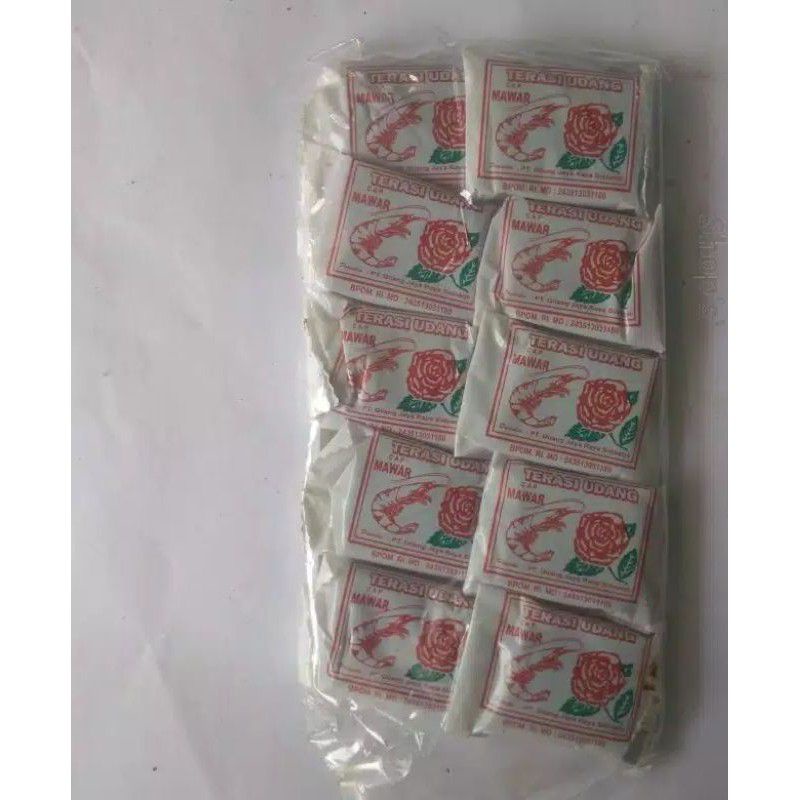 

Mawar. Terasi Udang Khas Lampung Isi 50Pcs