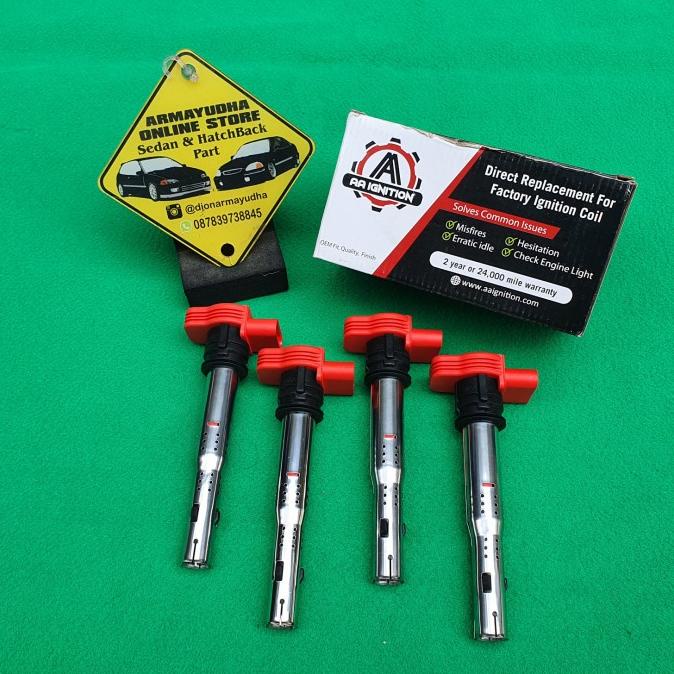 Jual Koil Red Coil Pack Audi R8 VW Scirocco R VW Golf MK5 Gti MK6 GTi R