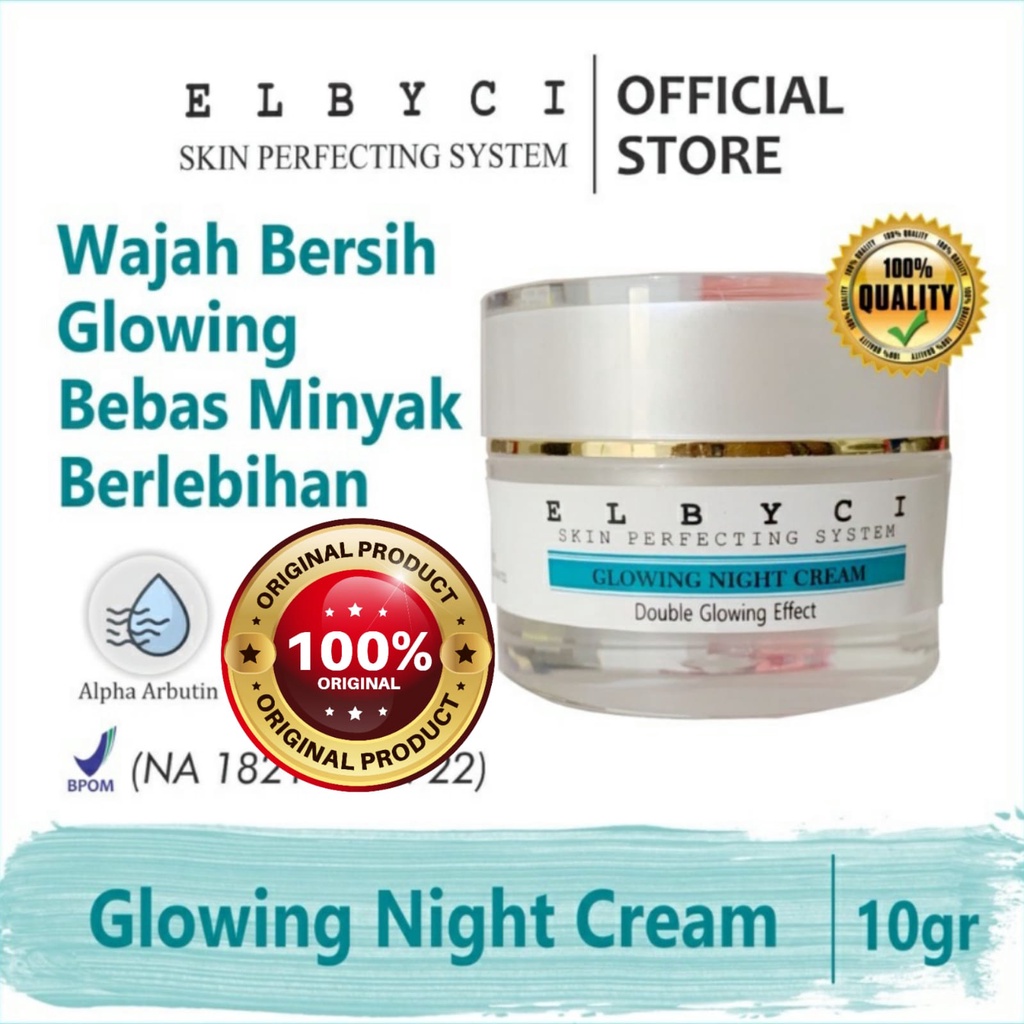 GLOWING NIGHT CREAM Elbyci Skincare Original