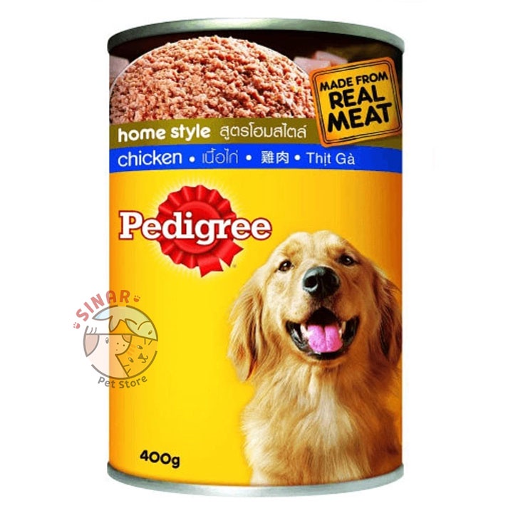 Pedigree Kaleng Adult Chicken 400GR Makanan Basah Anjing Ayam Dog Wet