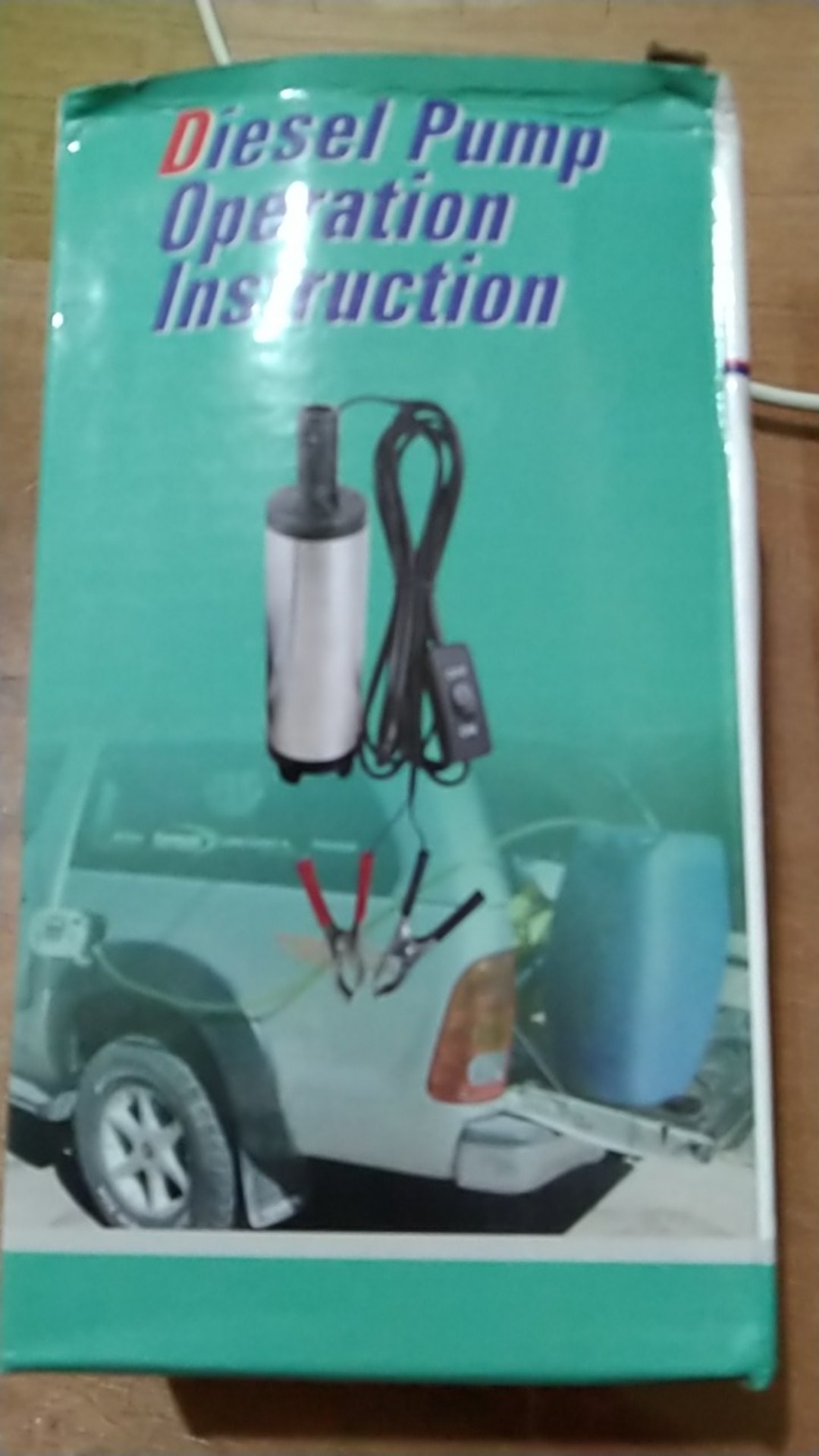 Pompa Air Celup Mini Diesel 38mm Plus Adaptor 12v 5a