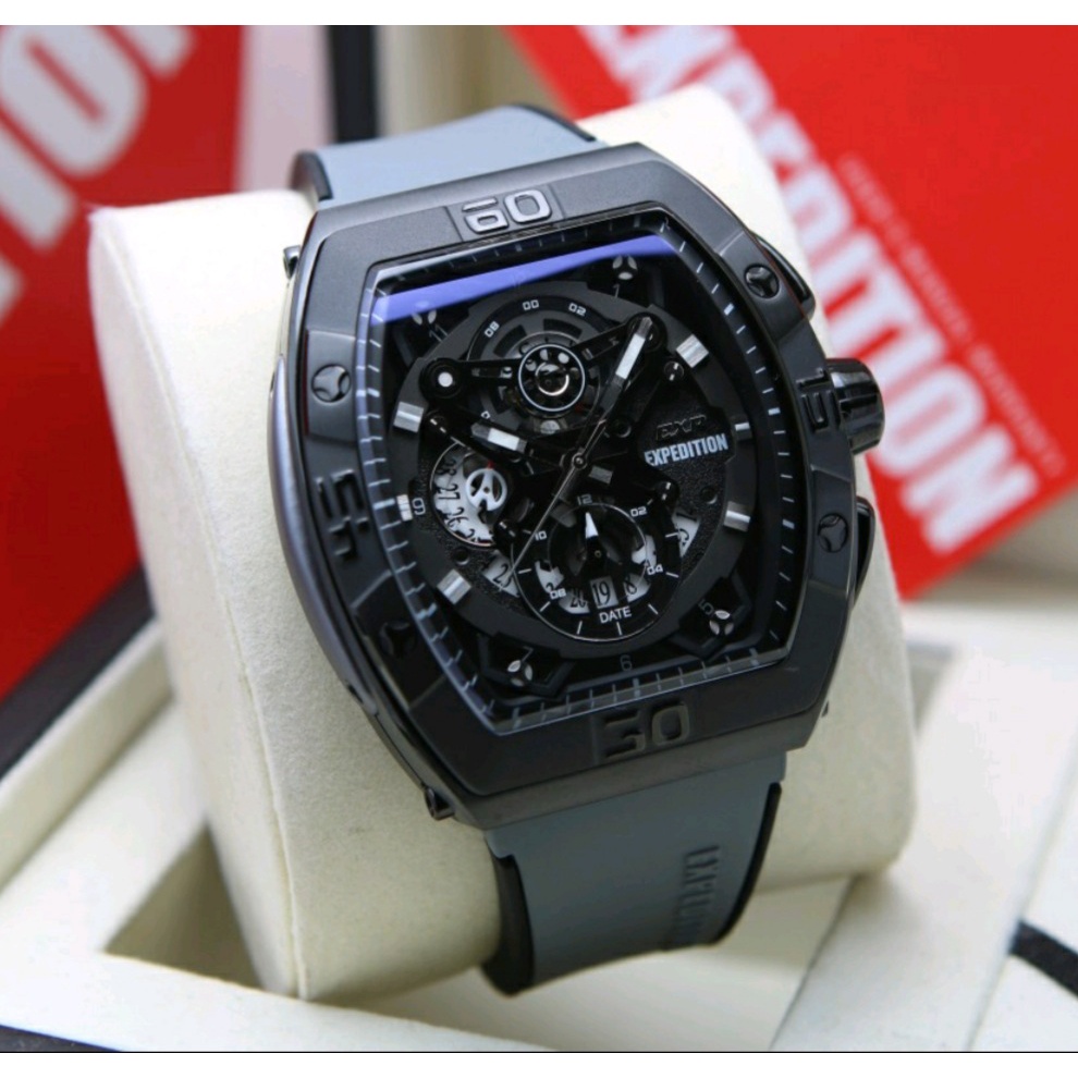 Expedition EXP 6800 / E 6800 Jam Tangan Pria Original Size 4,8 Cm x 5,3 Cm