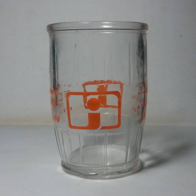 Gelas Iklan Gelas Reklame Rokok Jadul PT Nojorono Kudus