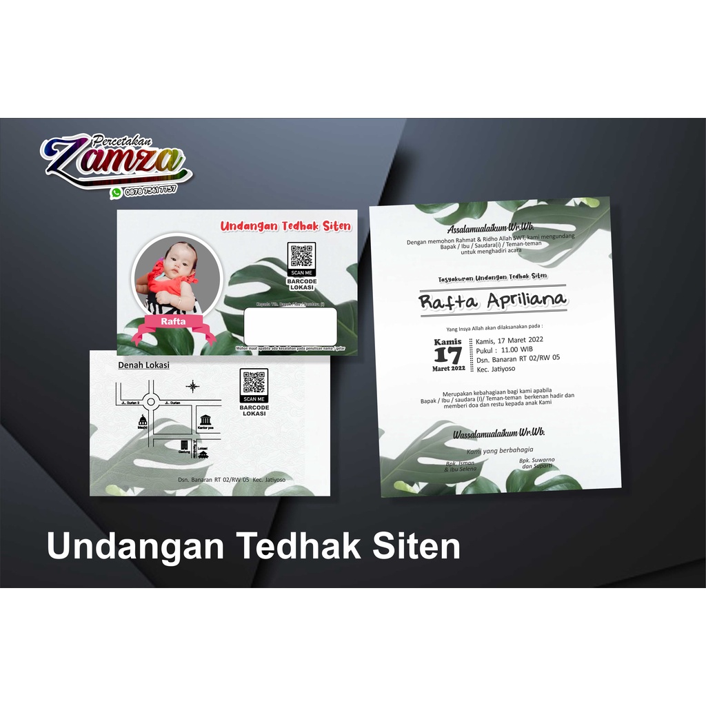 undangan tedhak siten B