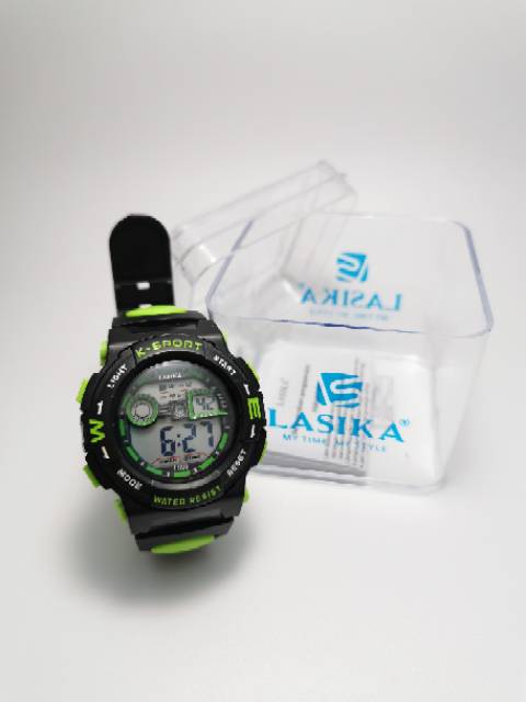 Jam tangan digital Remaja Sporty water Resist Lasika 899