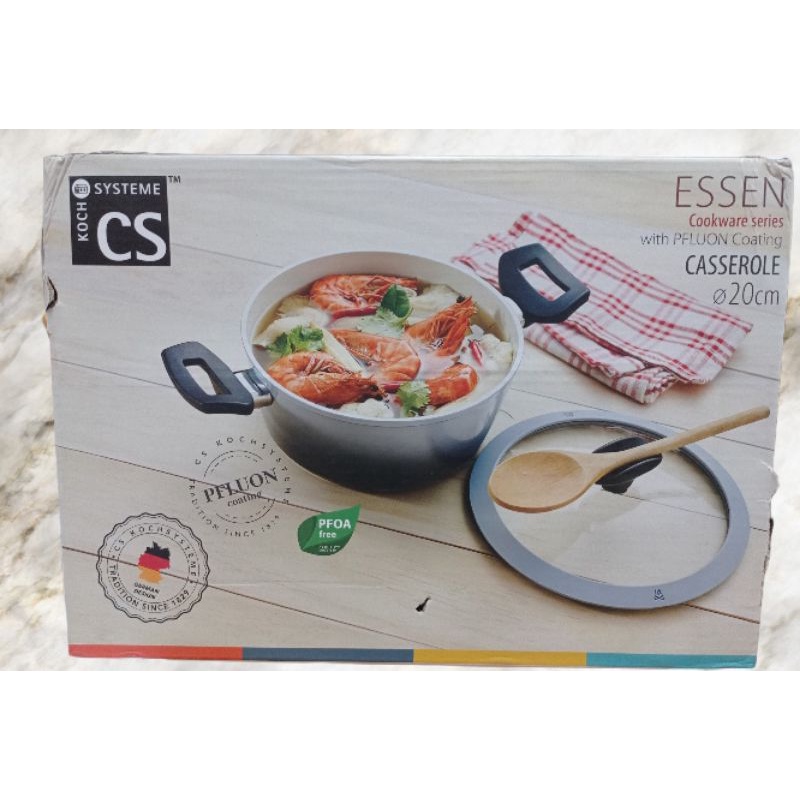 Jual essen cookware series with pfluon coating (20cm ) Shopee Indonesia