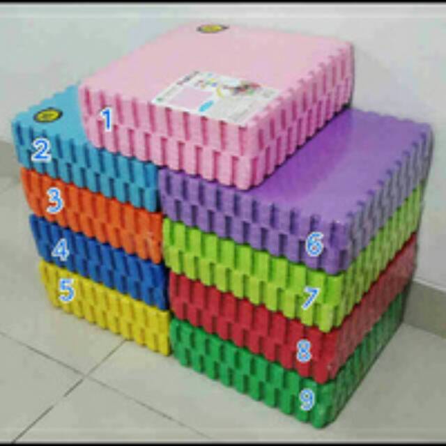 MATRAS ANAK EVAMAT POLOS 30X30CM