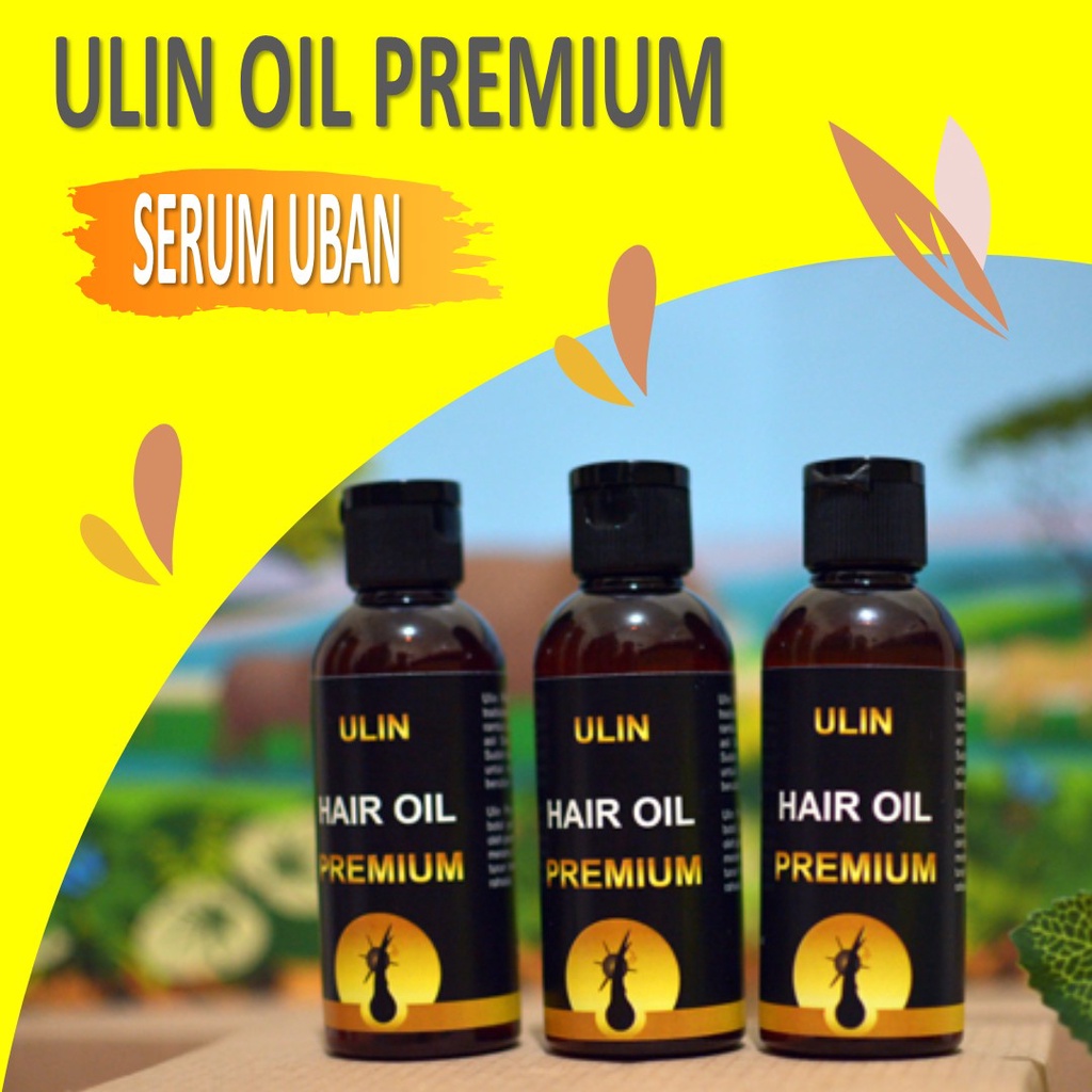 Penghitam Rambut Uban Ulin Oil Premium Penghilang Uban Alami Asli