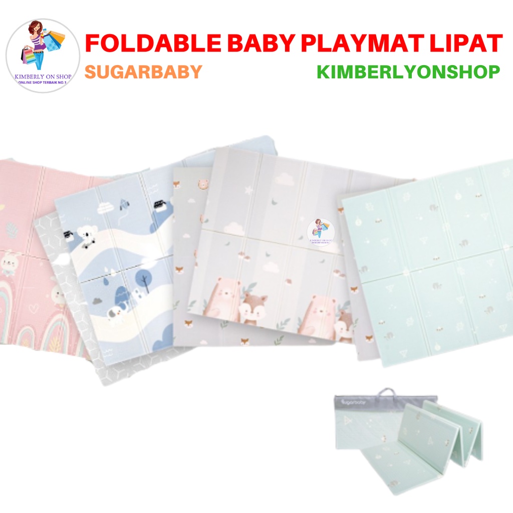 Foldable Baby Playmat Matras Bayi Karpet Lipat Anak Sugar Baby