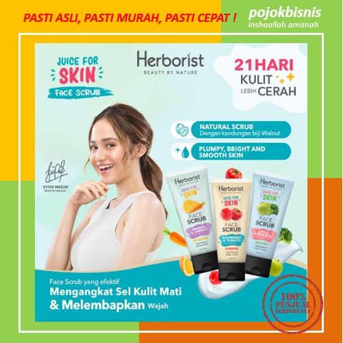 HERBORIST JUICE FOR SKIN FACE SCRUB 60 GRAM