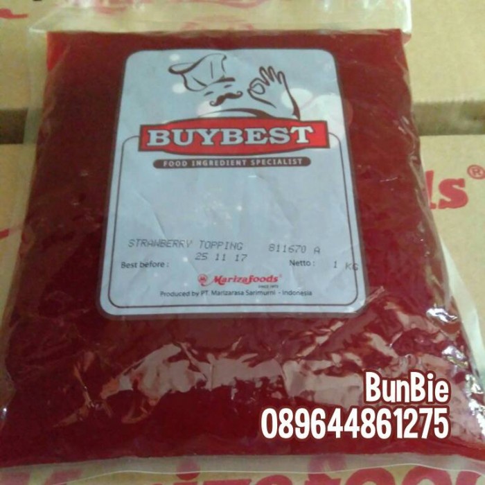 

Jual Topping Stroberi 1Kg (Marizafoods)