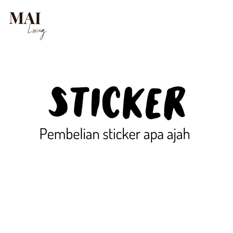 MAI Living Sticker