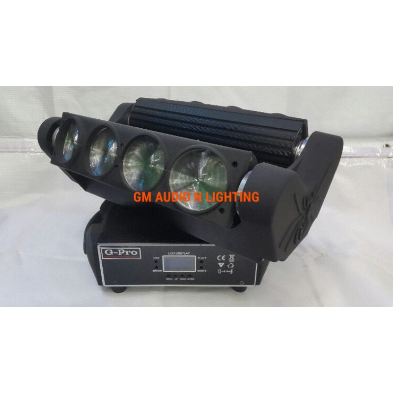 SPIDER MOVING HEAD BEAM 8X10W FULLCOLOR