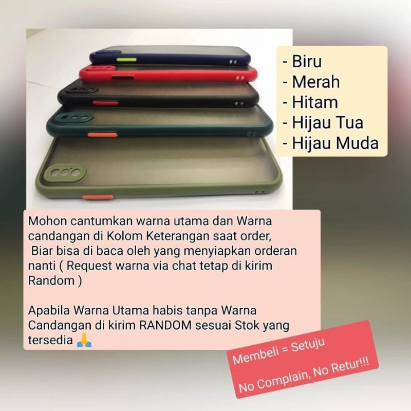 (OM) SOFTCASE SILIKON MY CHOICE DOFT + PELINDUNG CAMERA XIOMI 4A/5A/6A/9A/9C/NOTE9PRO/NOTE10PRO