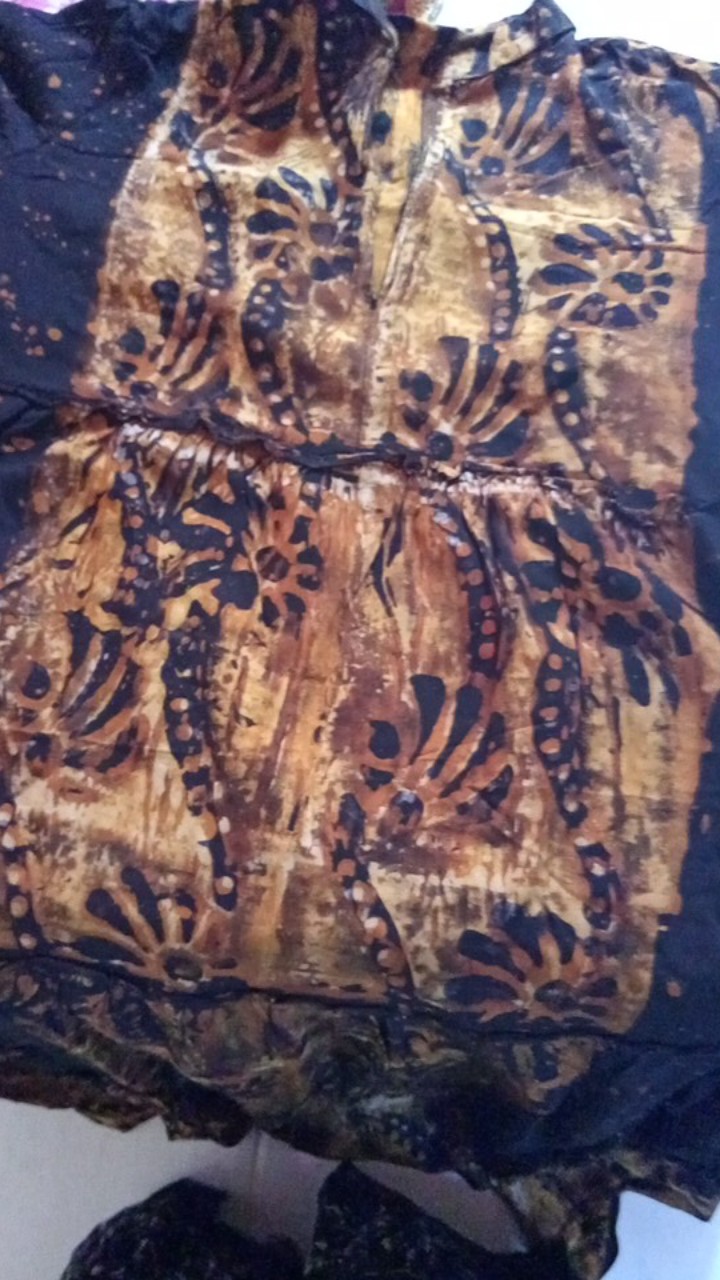 New Arrival Gamis Twill Rayon Original Pelangi Gamis Twill Tiedye Gamis Ori Ar Batik Super Abstrak