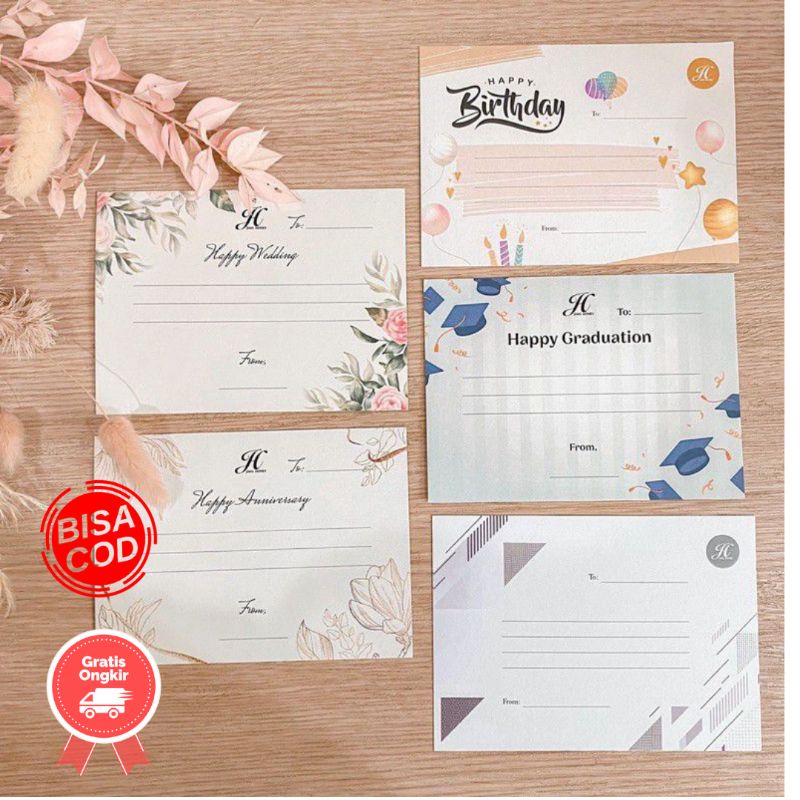 

thanks you card (kartu ucapan)