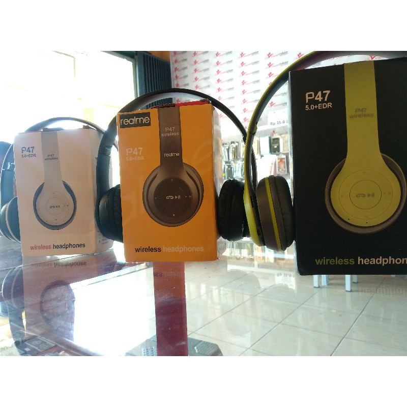 Earphone Headset Bluetooth Wireless Bando